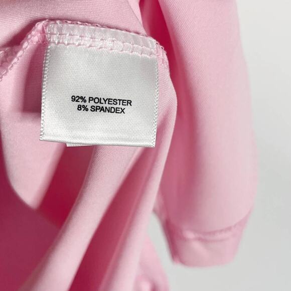 Peter Millar L Palm Pink Summer Comfort Short Sleeve Polo Stretch Embroidered - Picture 8 of 9